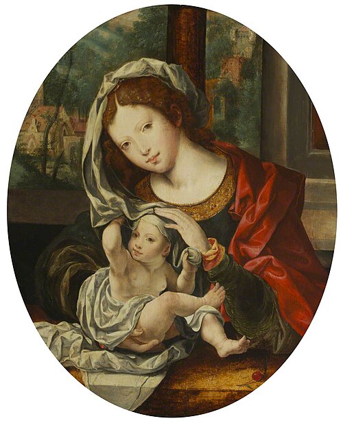 Vierge à l'Enfant, 1549, Jan Mabuse