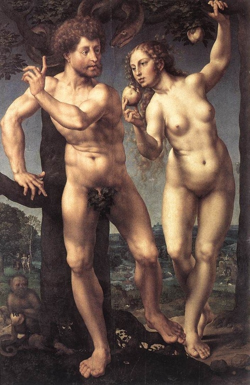Adam et Eve, 1527, Jan Mabuse