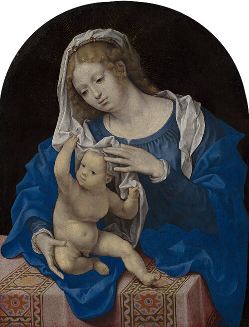 La Vierge au voile, 1520, Jan Mabuse