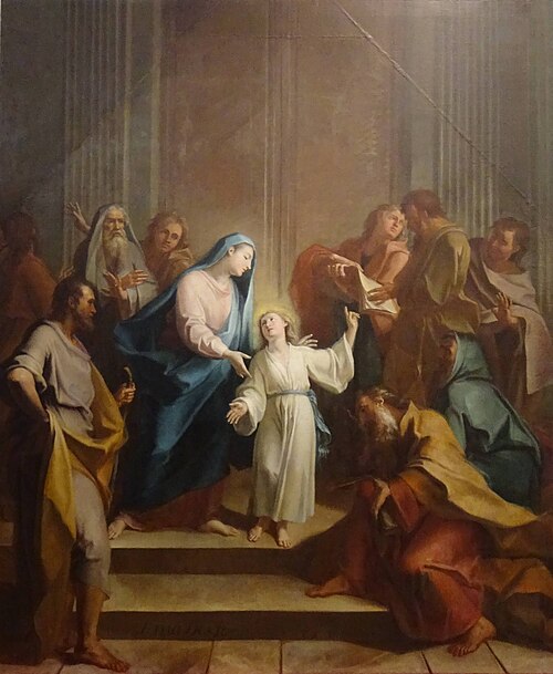 Le Recouvrement de Jésus au temple, 1720, Samuel Massé