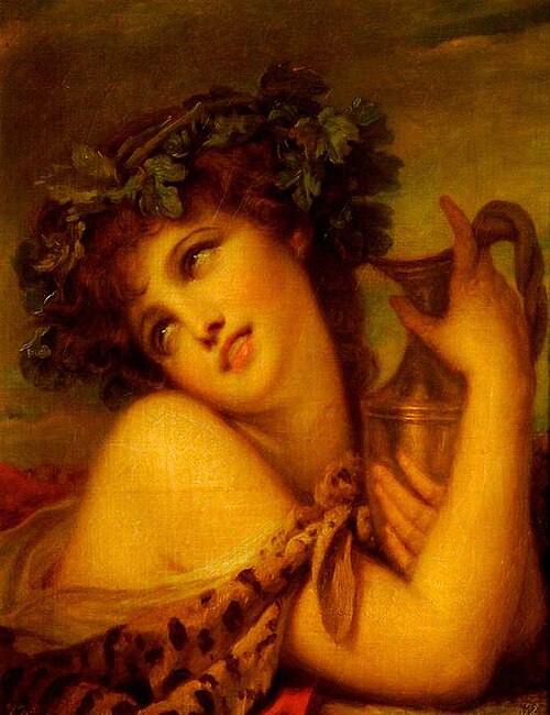 Bacchante with an Amphora, 1790, Jean-Baptiste Greuze