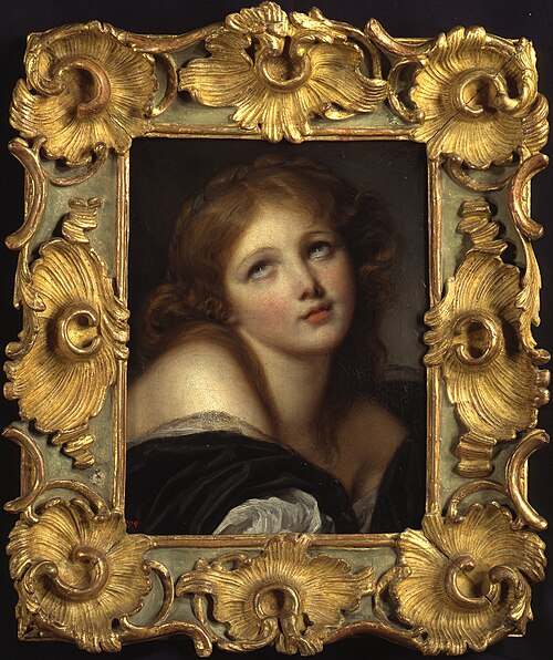 Head of a Young Girl, 1787, Jean-Baptiste Greuze