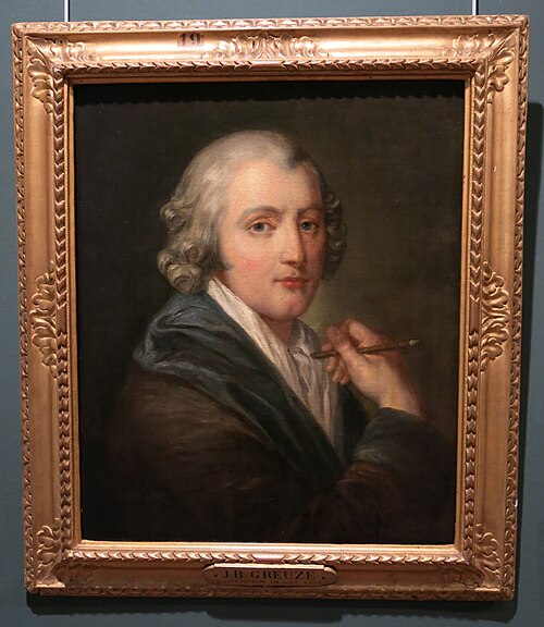 Autoportrait, 1767, Jean-Baptiste Greuze