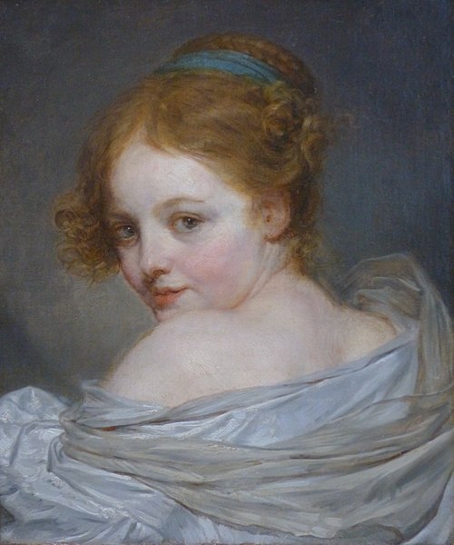 Jeune-fille de dos, 1775, Jean-Baptiste Greuze