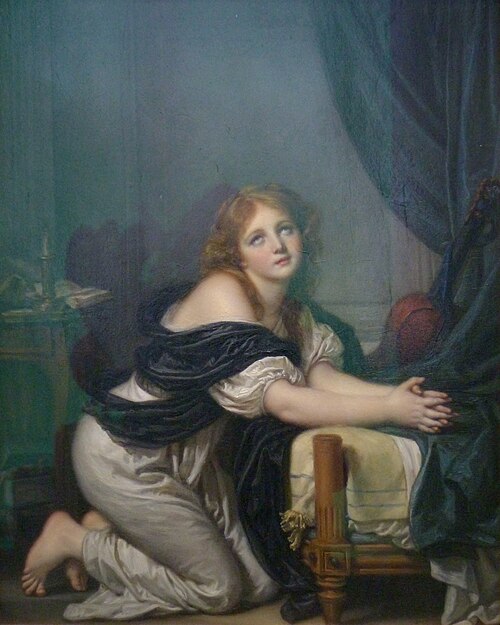 La prière du matin, 1780, Jean-Baptiste Greuze