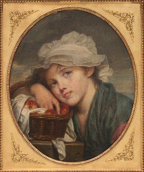 La jeune fille au panier, 1775, Jean-Baptiste Greuze