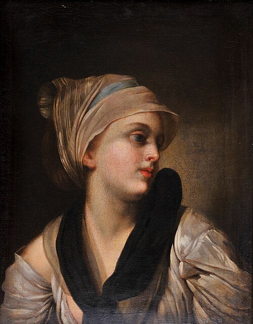 Portrait of a young woman, 1750, Jean-Baptiste Greuze
