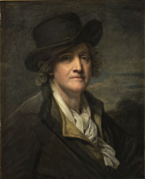 Autoportrait au chapeau, 1799, Jean-Baptiste Greuze