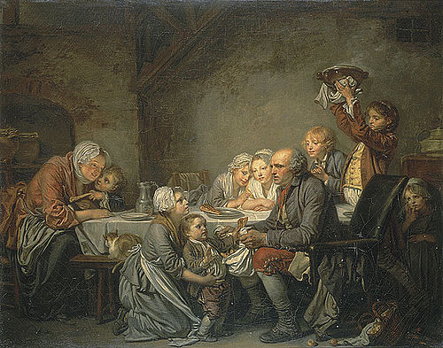 Le Gâteau des rois, 1774, Jean-Baptiste Greuze