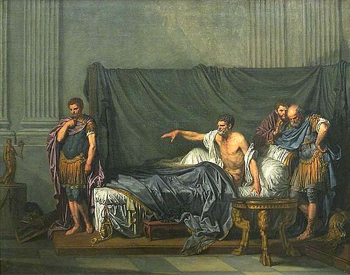 Septime Sévère et Caracalla, 1769, Jean-Baptiste Greuze