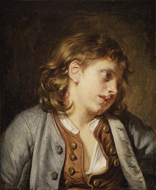 Head of a Young Boy, 1763, Jean-Baptiste Greuze