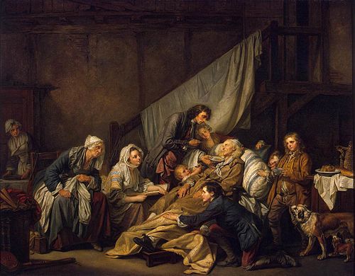La Piété filiale, 1763, Jean-Baptiste Greuze