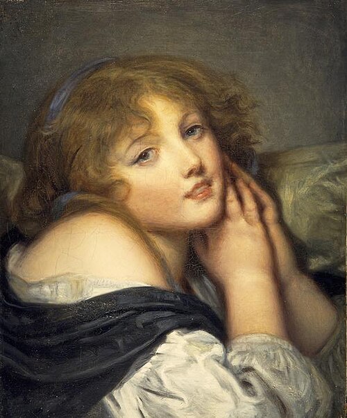 A Girl with Joined Hands, 1765, Jean-Baptiste Greuze