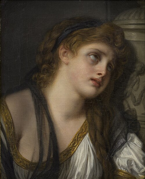 L'Inconsolable, 1780, Jean-Baptiste Greuze