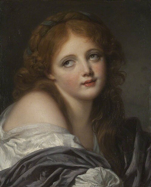 The Head of a Girl, 1790, Jean-Baptiste Greuze
