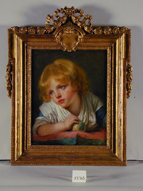 Boy with an Apple, , Jean-Baptiste Greuze