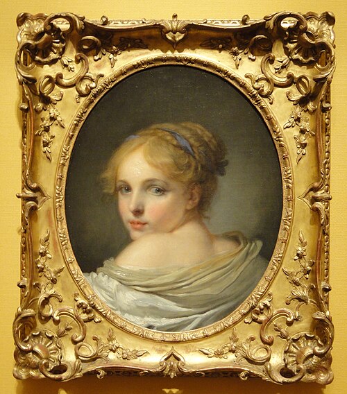 Head of a Girl, , Jean-Baptiste Greuze