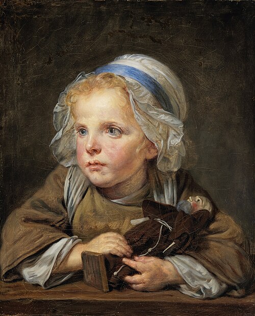 The Capuchin Doll, , Jean-Baptiste Greuze