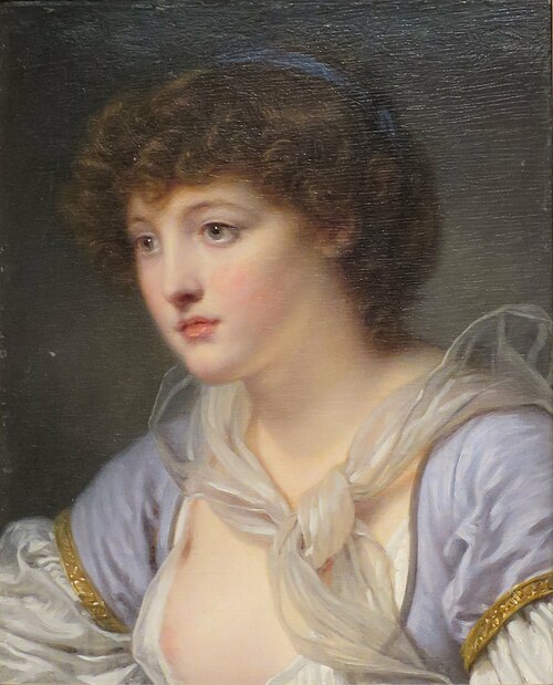 Head of a Girl, 1780, Jean-Baptiste Greuze