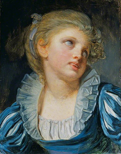 Girl in a Blue Dress, 1804, Jean-Baptiste Greuze