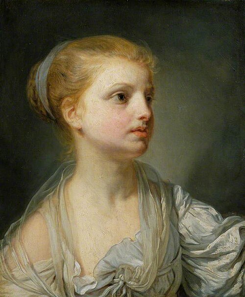 Girl in a White Dress, 1765, Jean-Baptiste Greuze