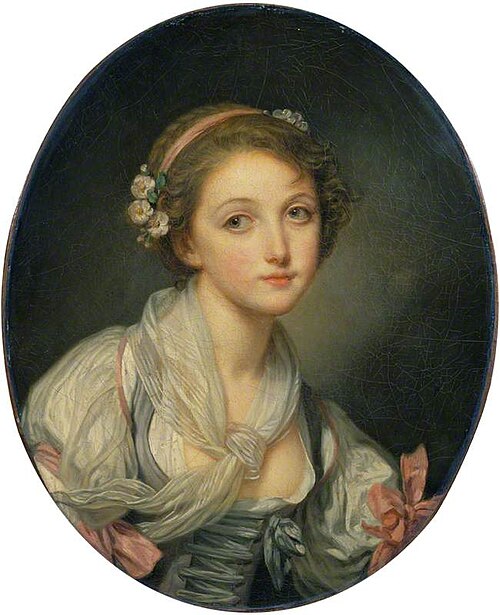 Girl with a Gauze Scarf, 1770, Jean-Baptiste Greuze