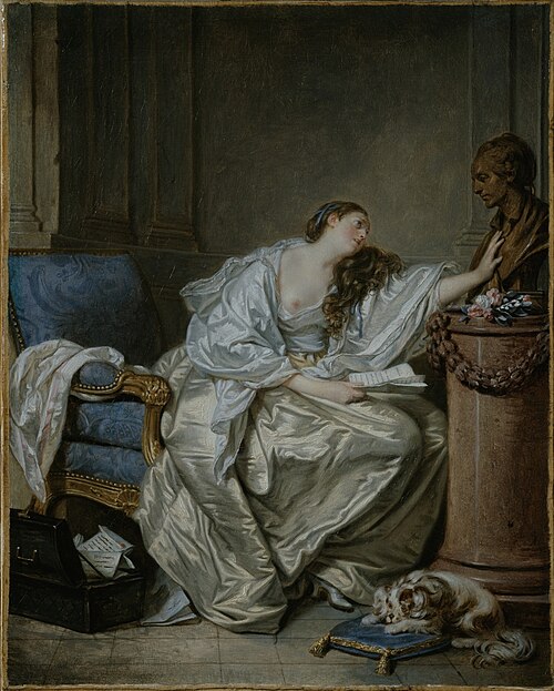 La Veuve inconsolable, 1763, Jean-Baptiste Greuze