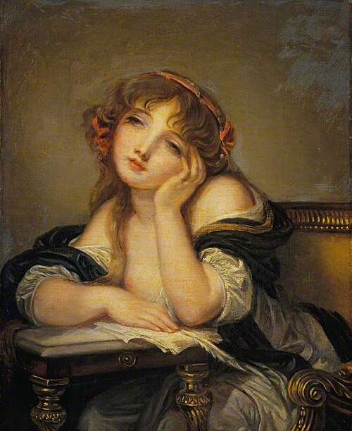 The Letter Writer, 1803, Jean-Baptiste Greuze