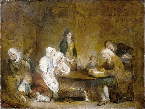 Family Worship, 1790, Jean-Baptiste Greuze