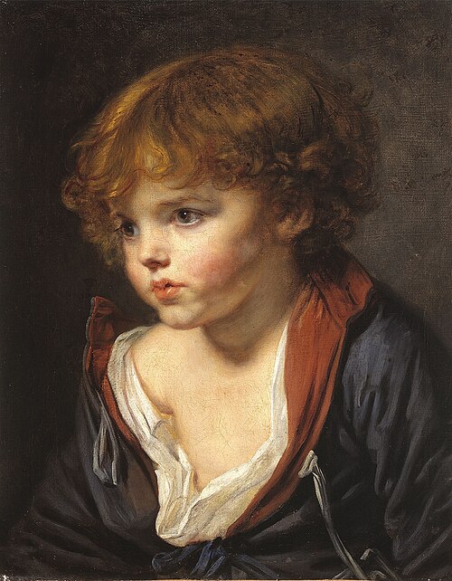 Petit Garçon blond à la chemise ouverte, 1760, Jean-Baptiste Greuze