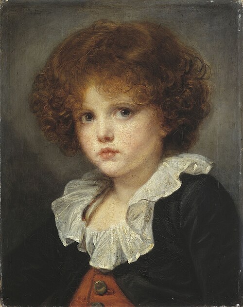 Petit Garçon au gilet rouge, 1775, Jean-Baptiste Greuze