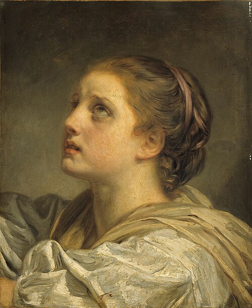 Tête de jeune femme, 1775, Jean-Baptiste Greuze