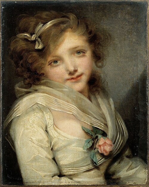 Portrait de jeune fille, 1795, Jean-Baptiste Greuze
