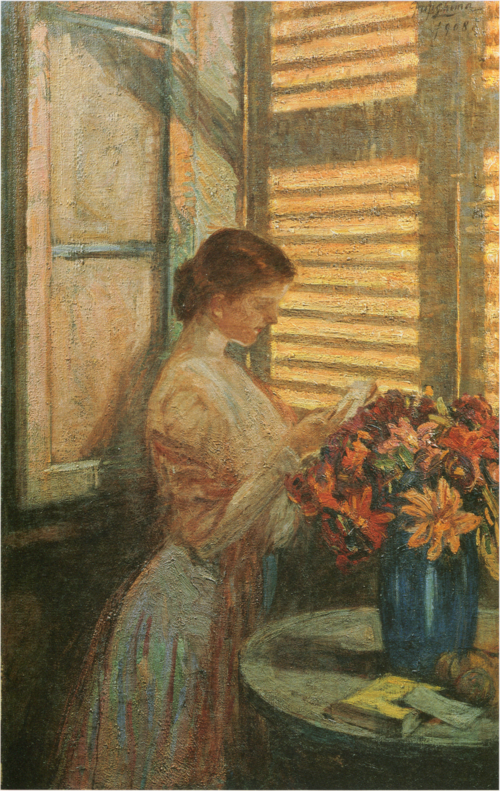 Happy Morning, 1908, Fujishima Takeji