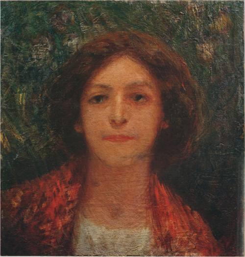 Portrait of an European Woman, 1906, Fujishima Takeji