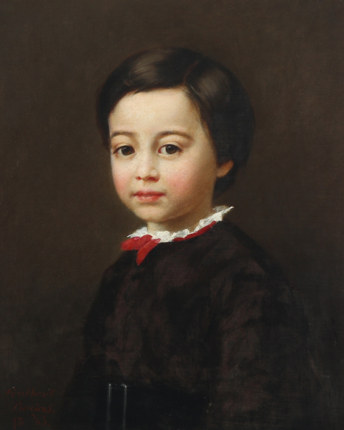 Portrait of a boy, 1865, Adalbert Begas