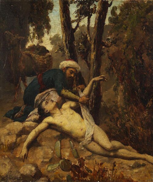 The Good Samaritan, , Adalbert Begas