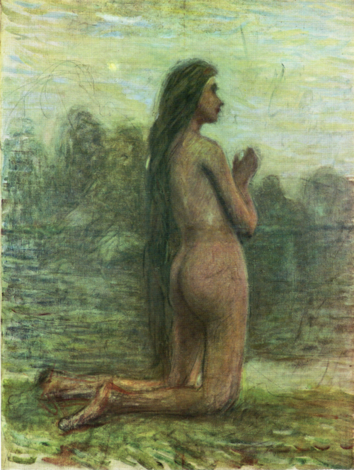 Pray at Dawn, 1907, Shigeru Aoki