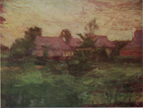 Farmhouses, 1904, Shigeru Aoki