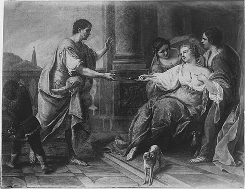 Lukretia und Collatinus, 1743, Sebastiano Ceccarini