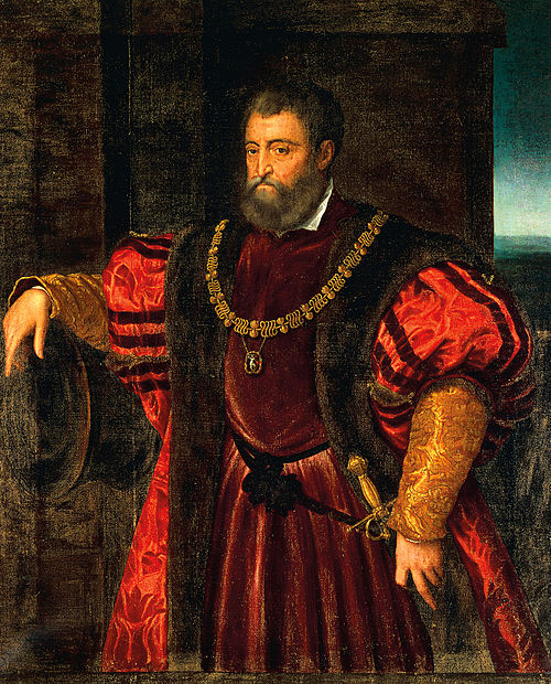 Portrait of Alfonso I d'Este, 1556, Sebastiano Filippi