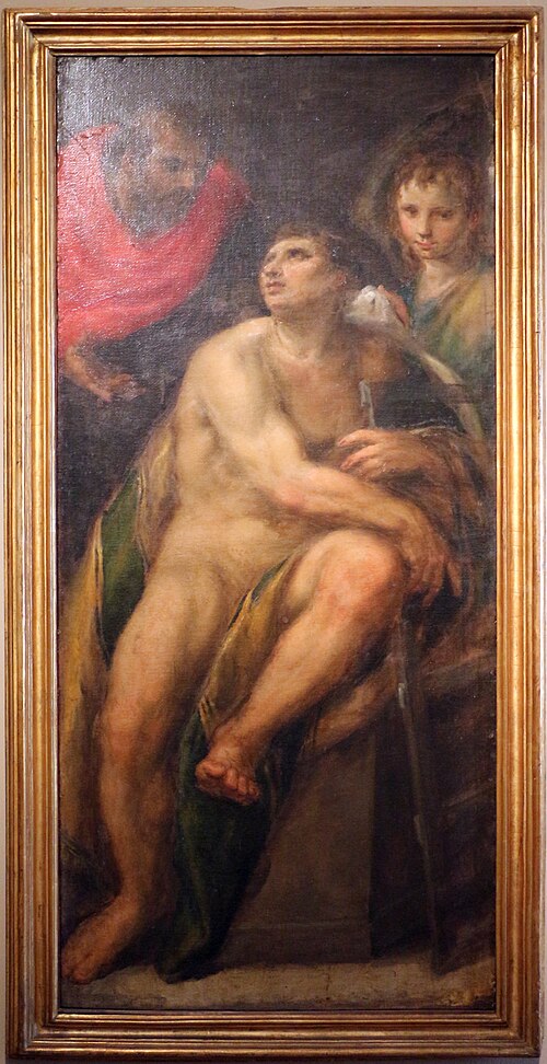 conversione di san romano, 1585, Sebastiano Filippi