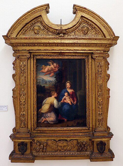 Mystic marriage of Saint Catherine of Alexandria, 1557, Sebastiano Filippi