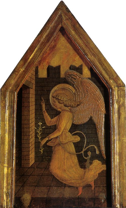 Annunciation by the Angel Gabriel, 1468, Carlo Crivelli