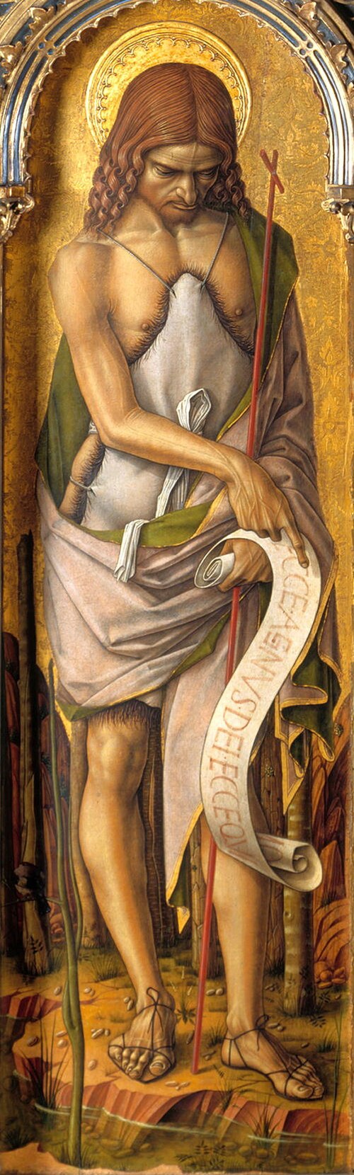 Saint John the Baptist, 1476, Carlo Crivelli