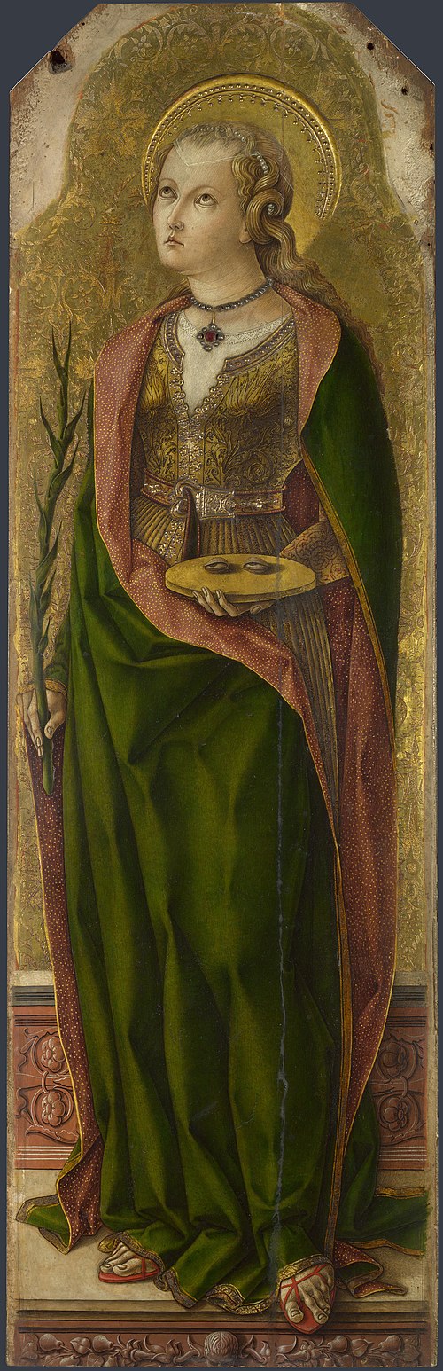 Saint Lucy, 1476, Carlo Crivelli