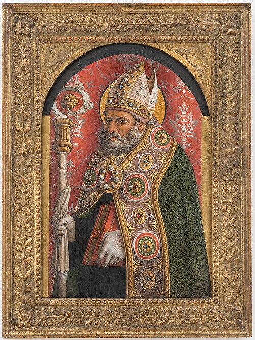 St Ambrose, 1487, Carlo Crivelli