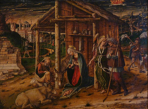 Adoration des bergers, 1480, Carlo Crivelli
