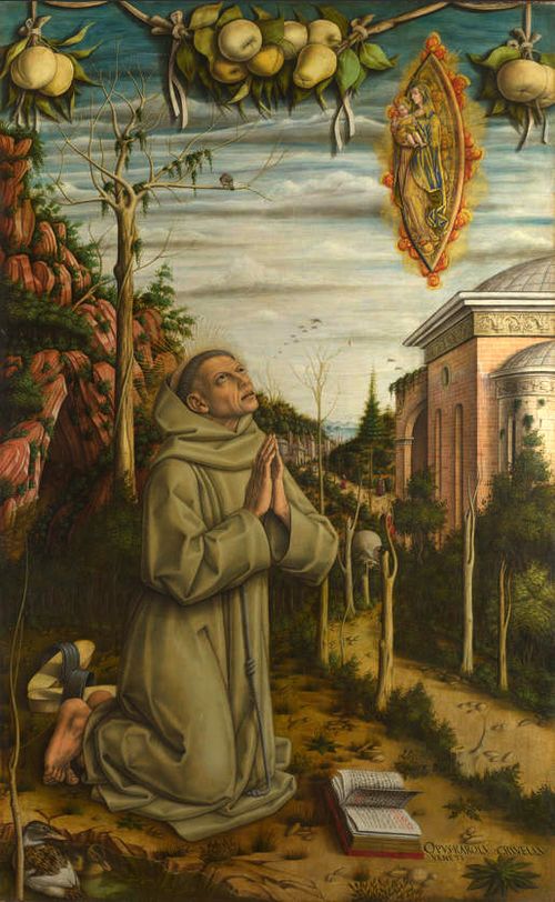 Vision du bienheureux Gabriele Ferretti, 1489, Carlo Crivelli