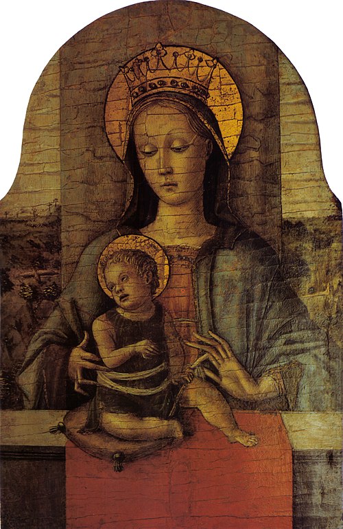Madone Speyer, 1450, Carlo Crivelli